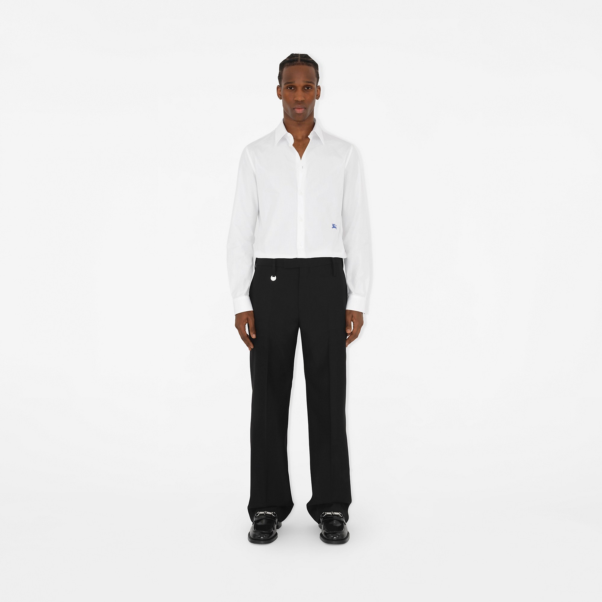 Wool Silk Tailored Trousers - 2
