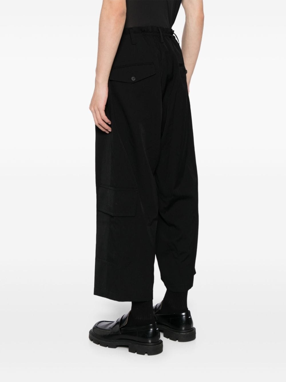 wool cropped trousers - 4