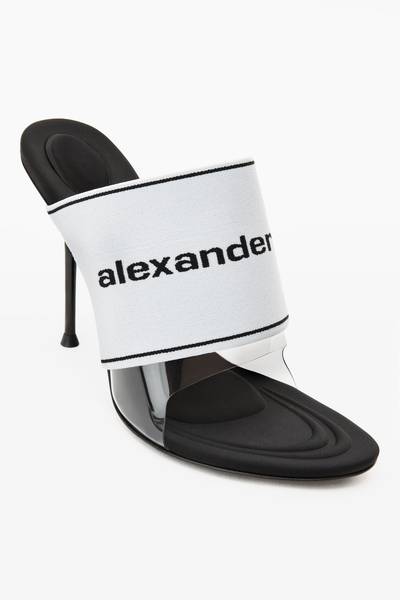 Alexander Wang SIENNA MULE IN LOGO ELASTIC PVC outlook