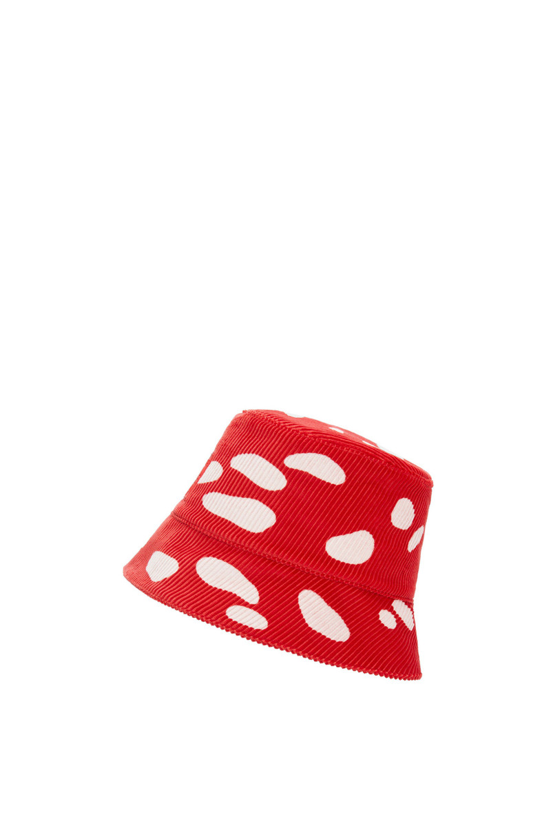 Mushroom bucket hat in corduroy 3