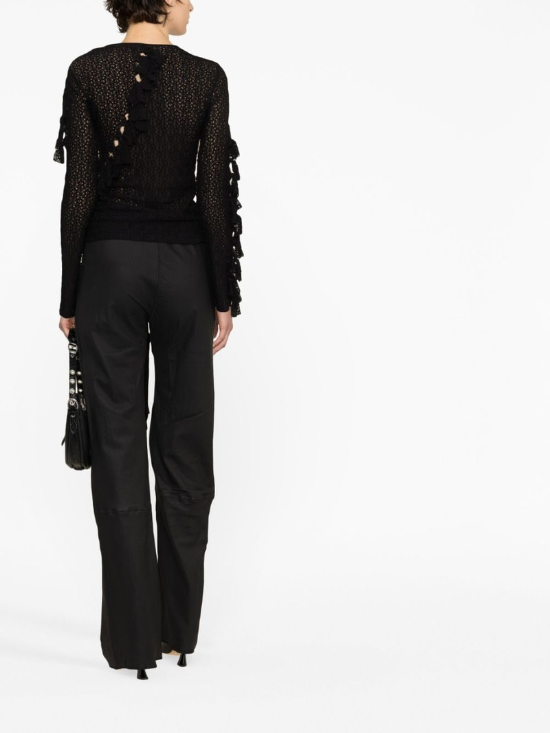 drawstring leather trousers 3
