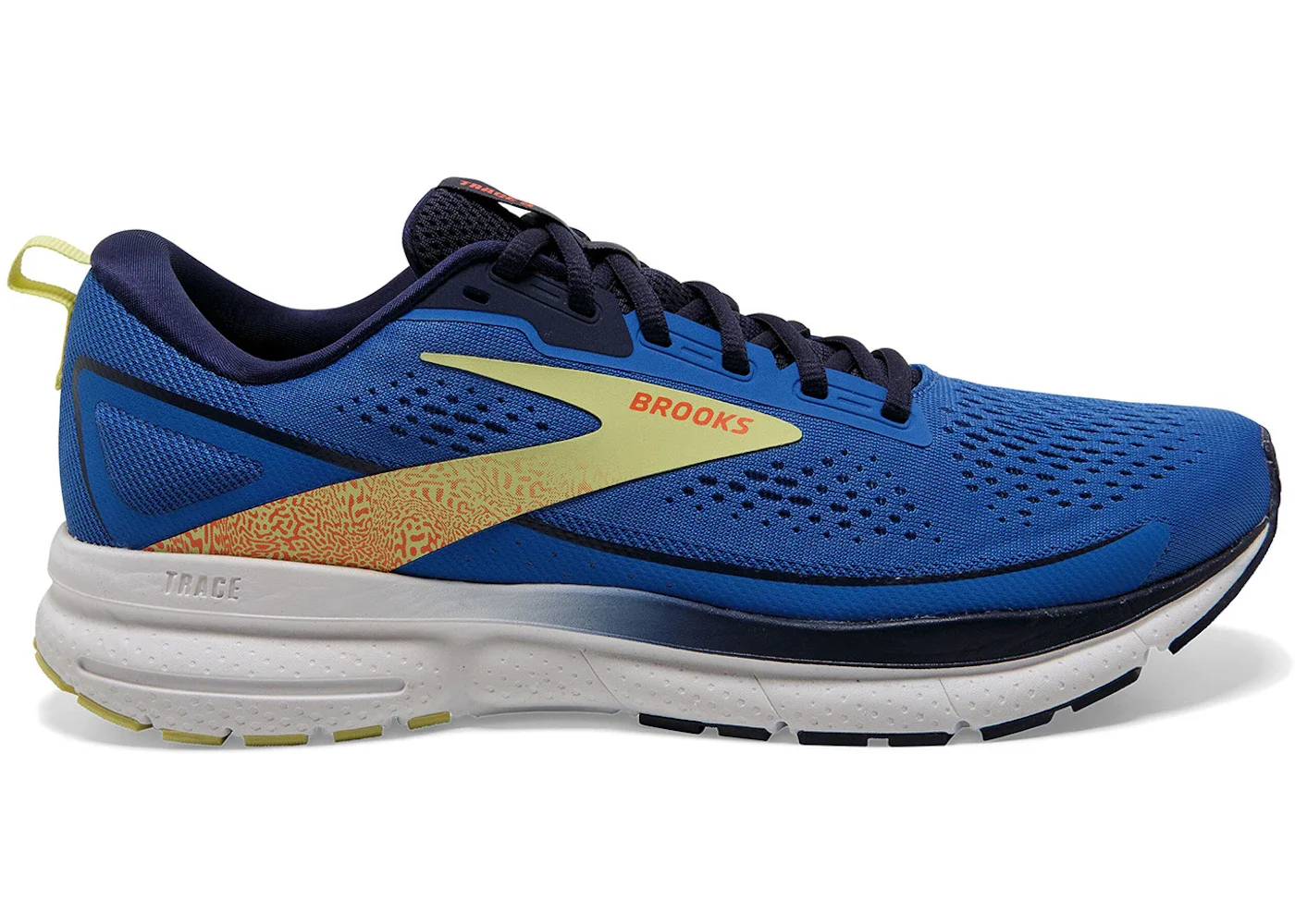 Brooks Trace 3 Blue Peacoat Yellow - 1