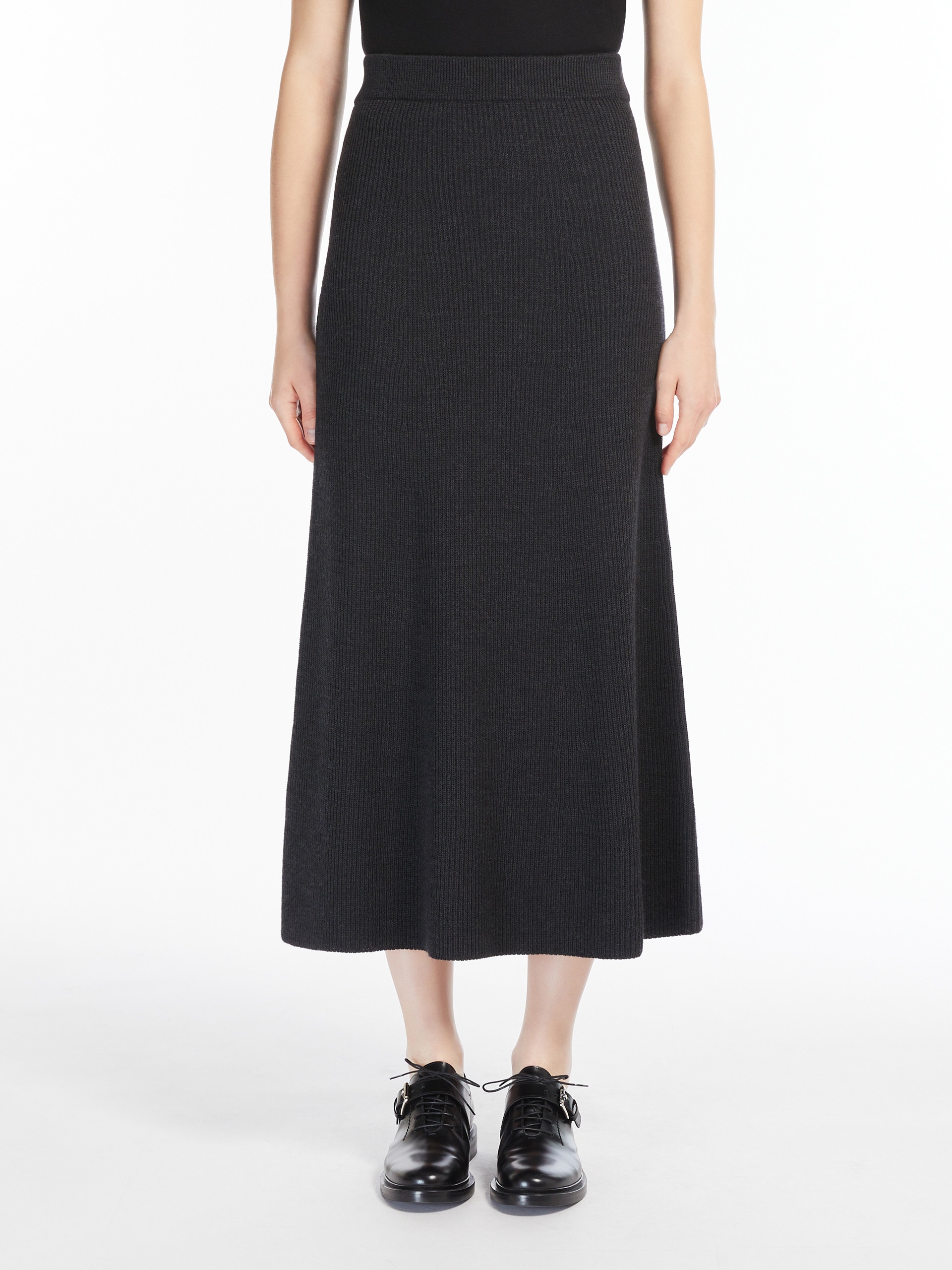 AGILE Wool flared skirt - 3