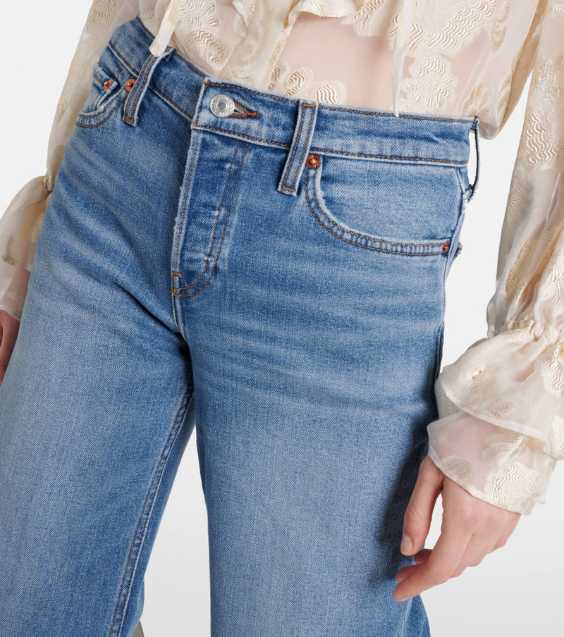 Mid-rise wide-leg jeans 4