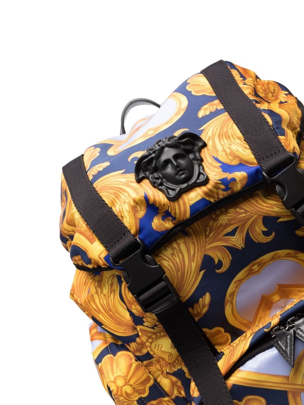 baroque print backpack - 4