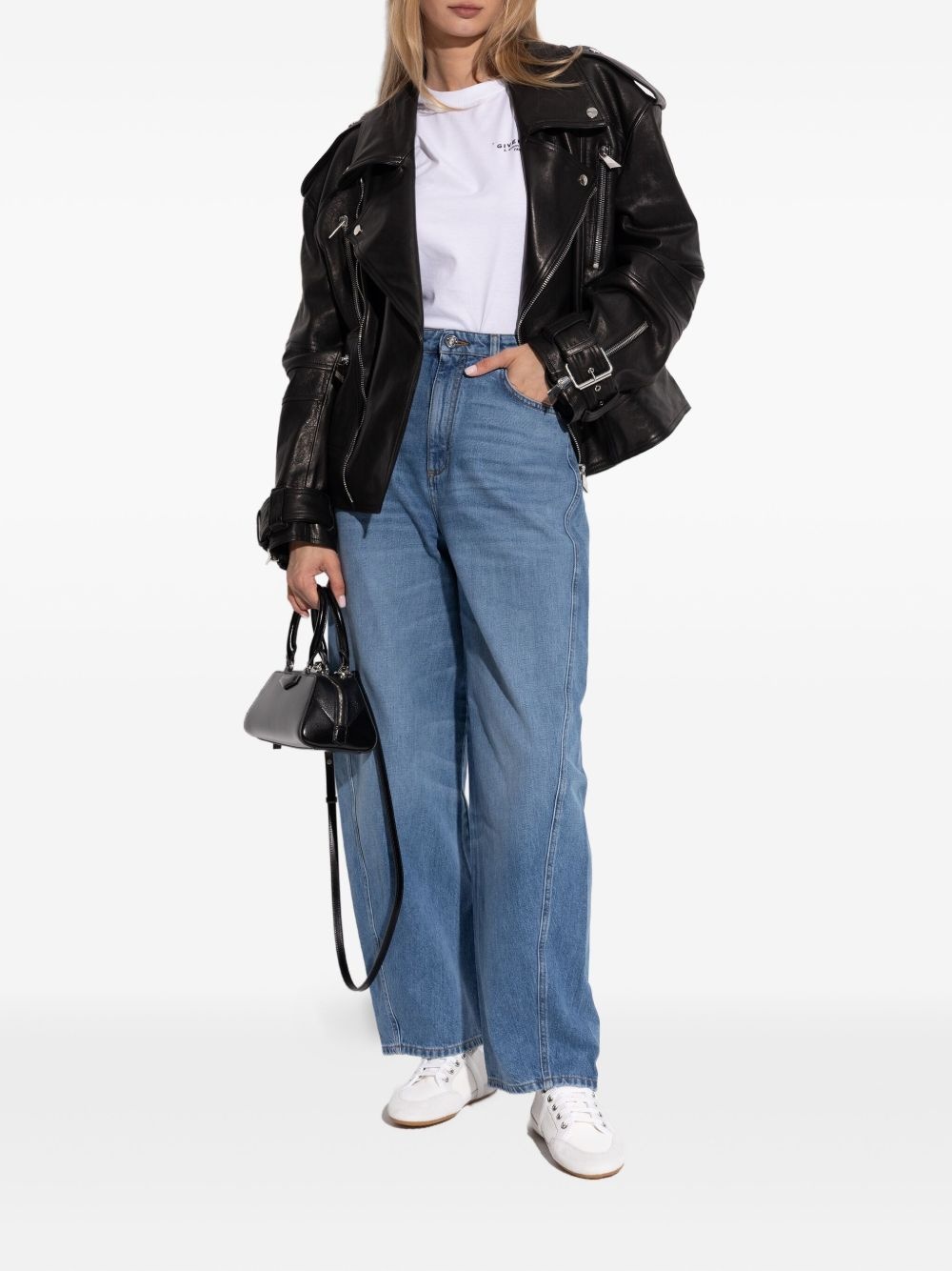 Slim panelled sneakers - 5