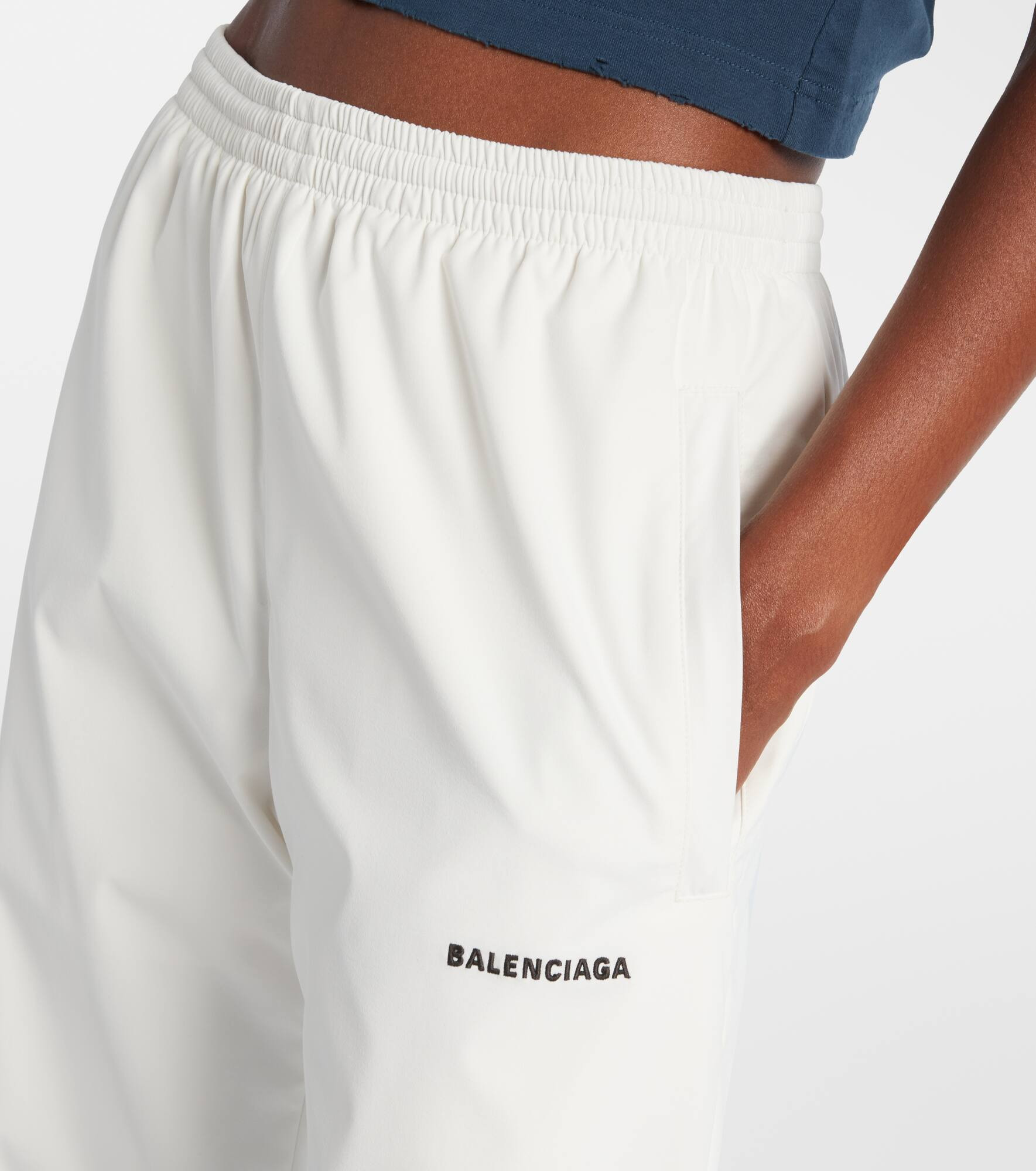 Logo straight sweatpants - 4