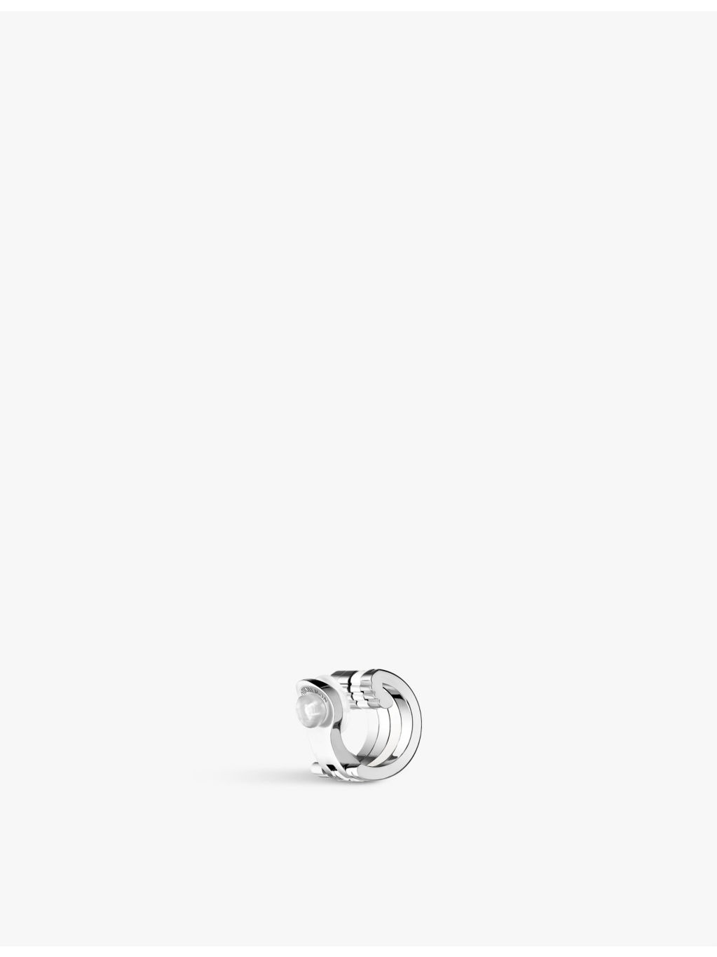 Quatre Double White 18ct white-gold and 0.24ct diamond single earring - 4