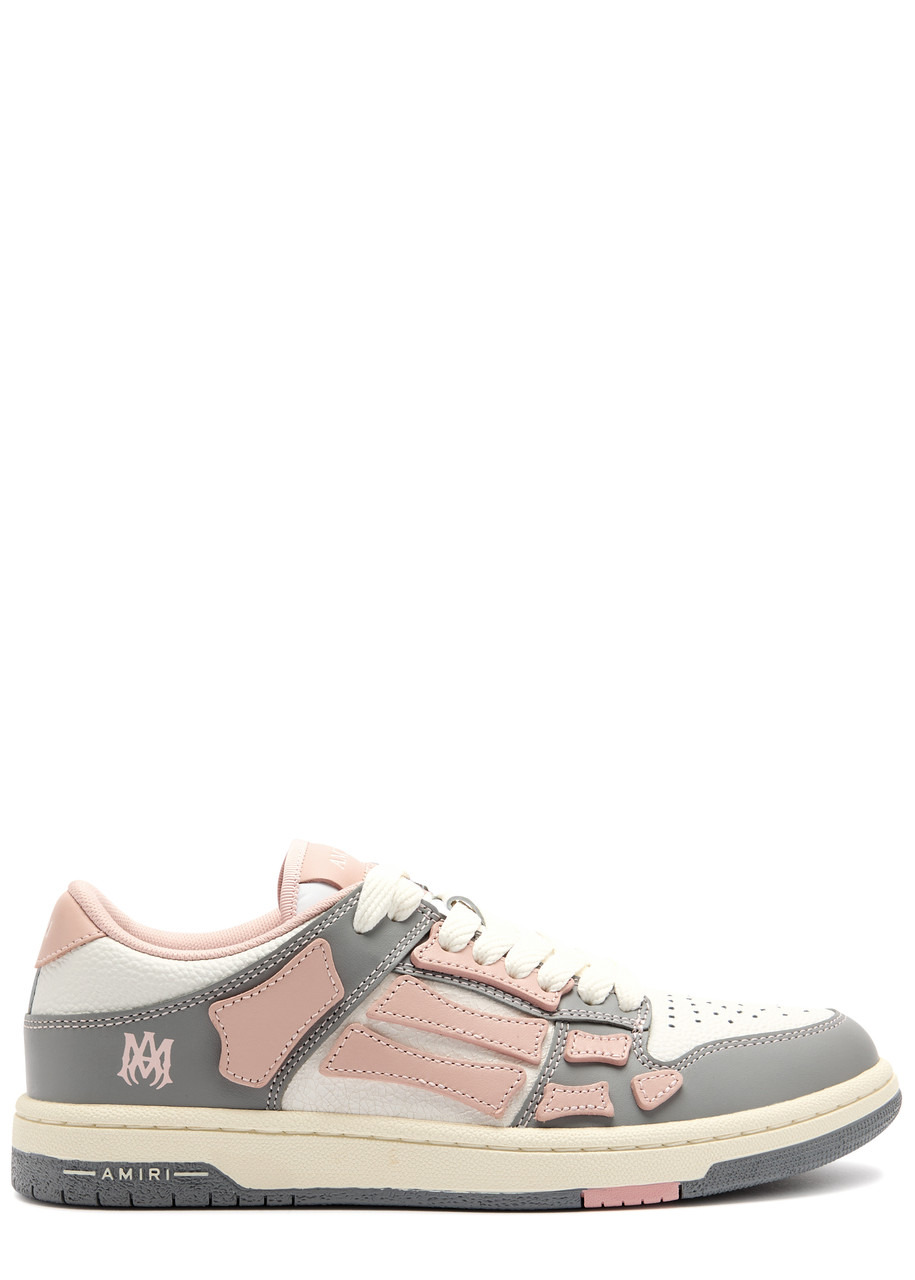 Amiri Skel Panelled Leather Sneakers - 1