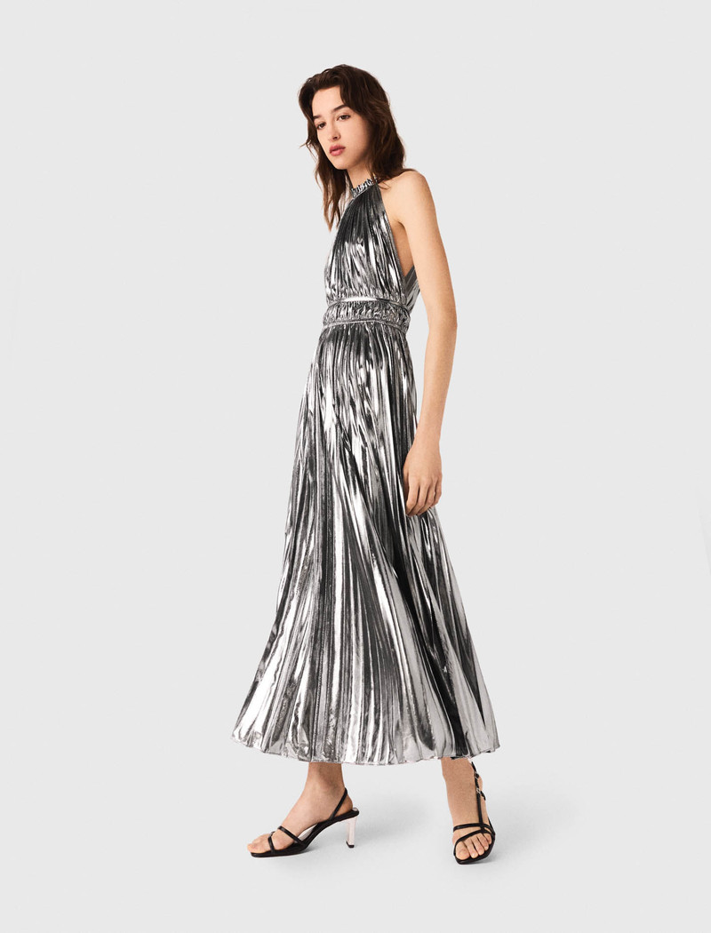 Pleated maxi dress 3