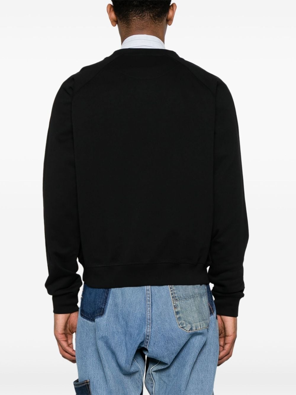 Orb-embroidered cotton sweatshirt - 5
