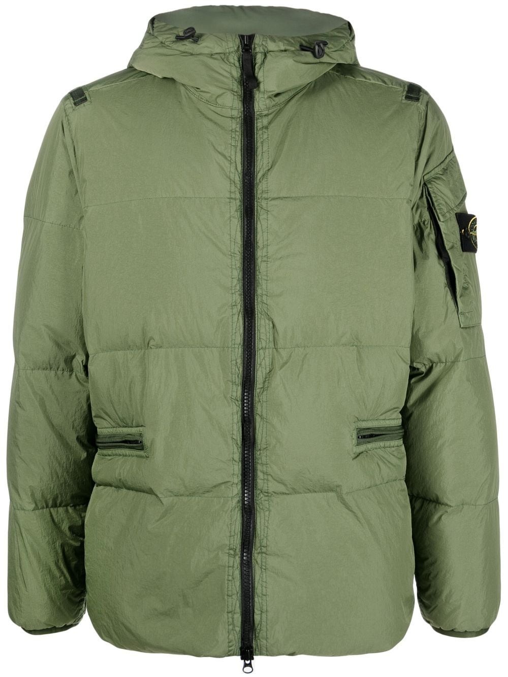 Compass-patch puffer jacket - 1