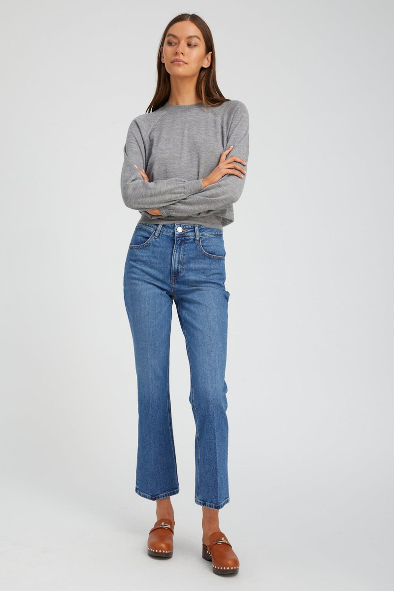 SPRWMN CHARLOTTE ANKLE FLARE DENIM outlook