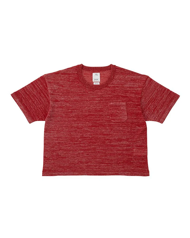 JUMBO KNIT S/S W RED - 1