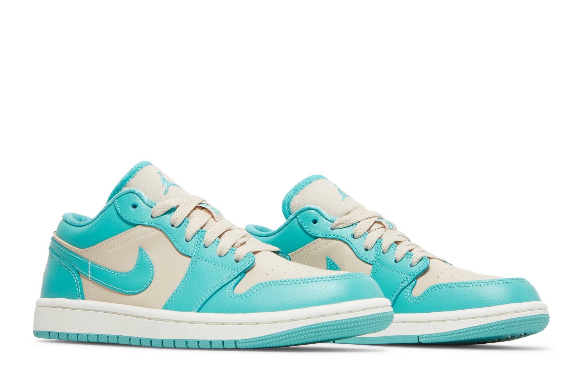 Wmns Air Jordan 1 Low 'Tropical Teal Sandy Beige' - 8