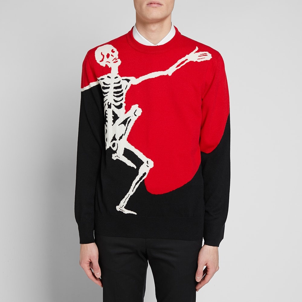 Alexander McQueen Dancing Skeleton Crew Knit - 5