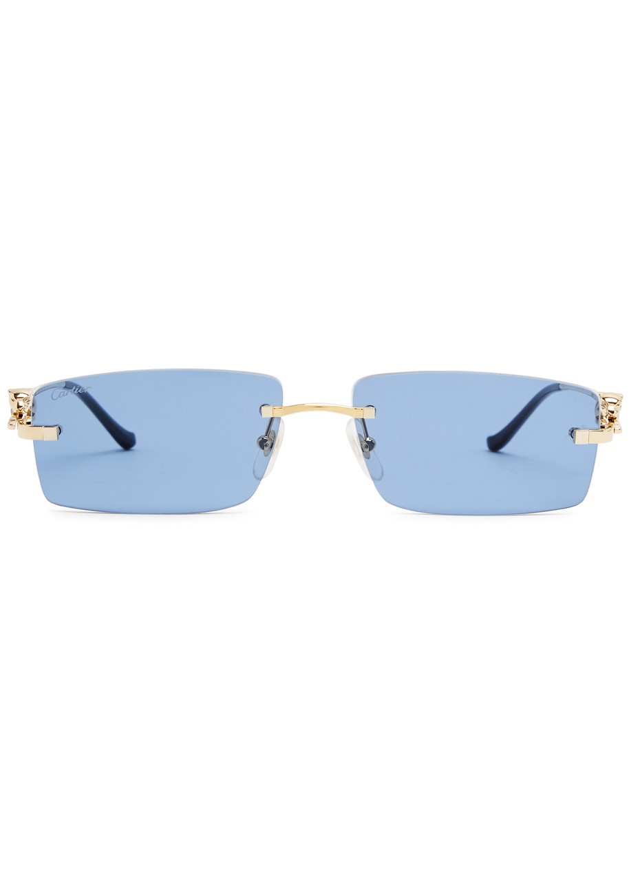 Cartier Signature C De Cartier Rectangle-frame Sunglasses - 2