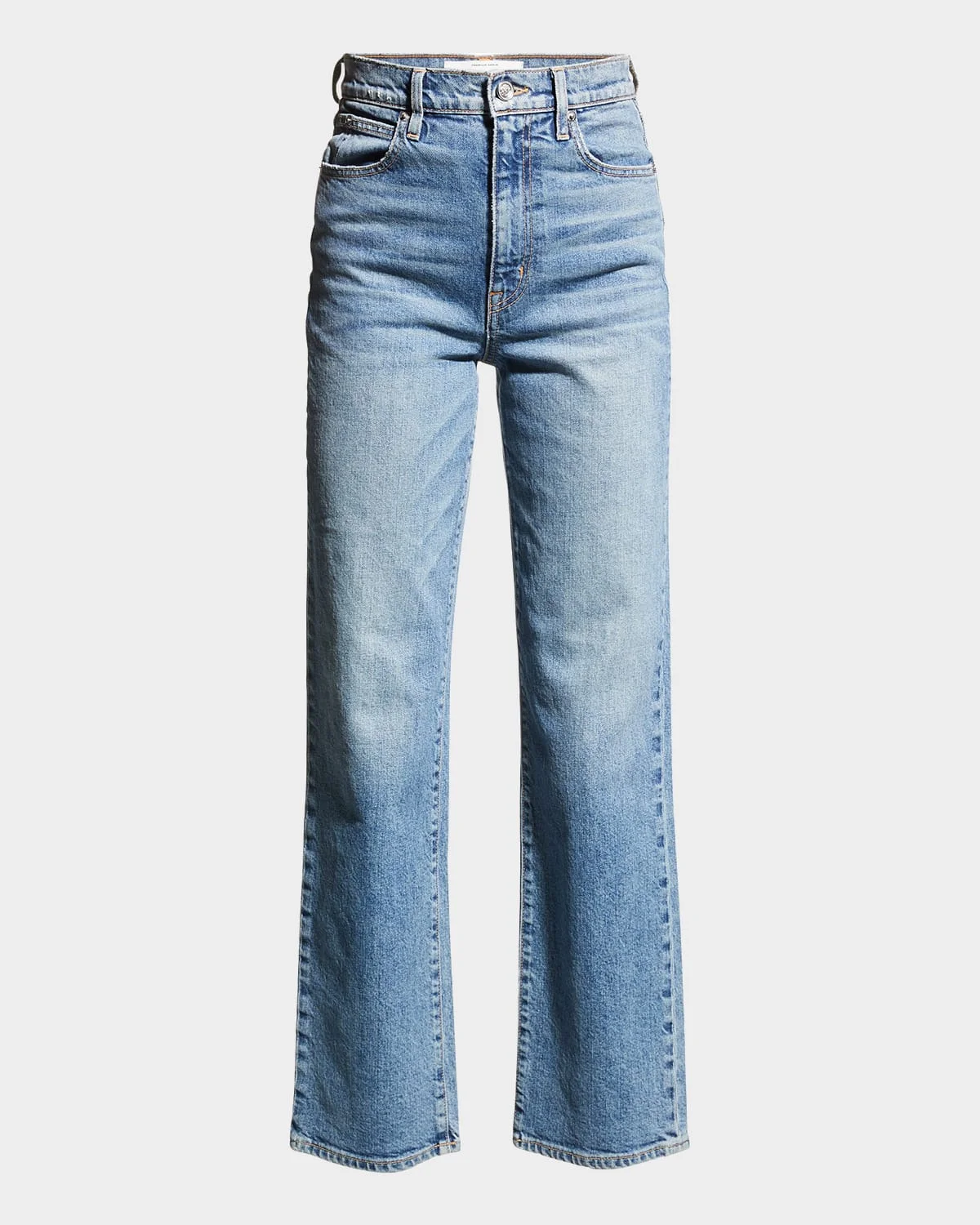 London High-Rise Straight-Leg Jeans - 1
