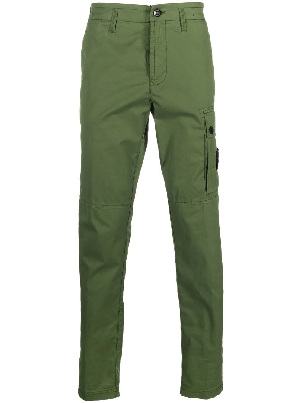 Compass-badge slim-fit trousers - 1