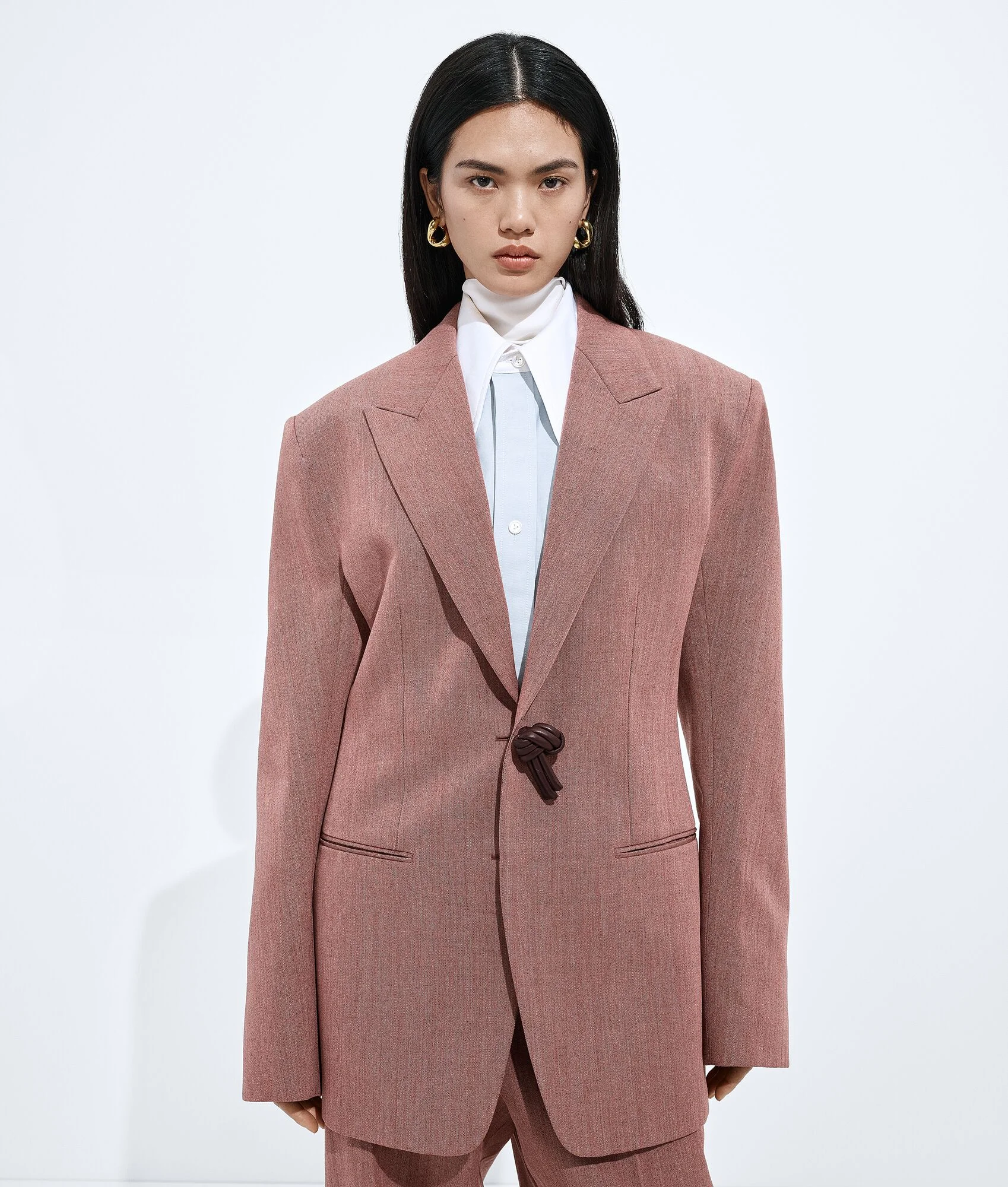 Wool and Linen Melange Jacket - 1