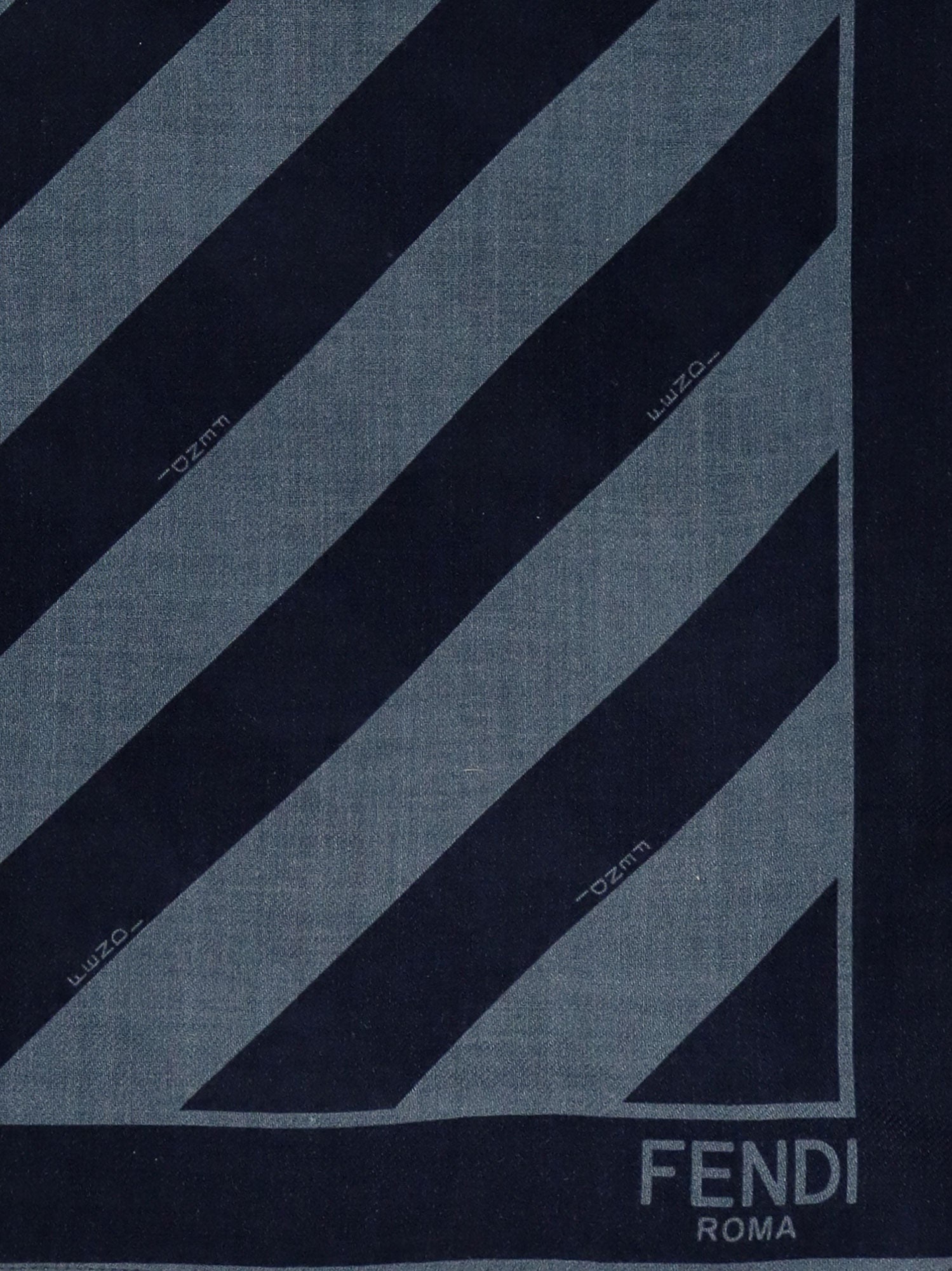 Fendi Women Fendi Blue Scarves - 3