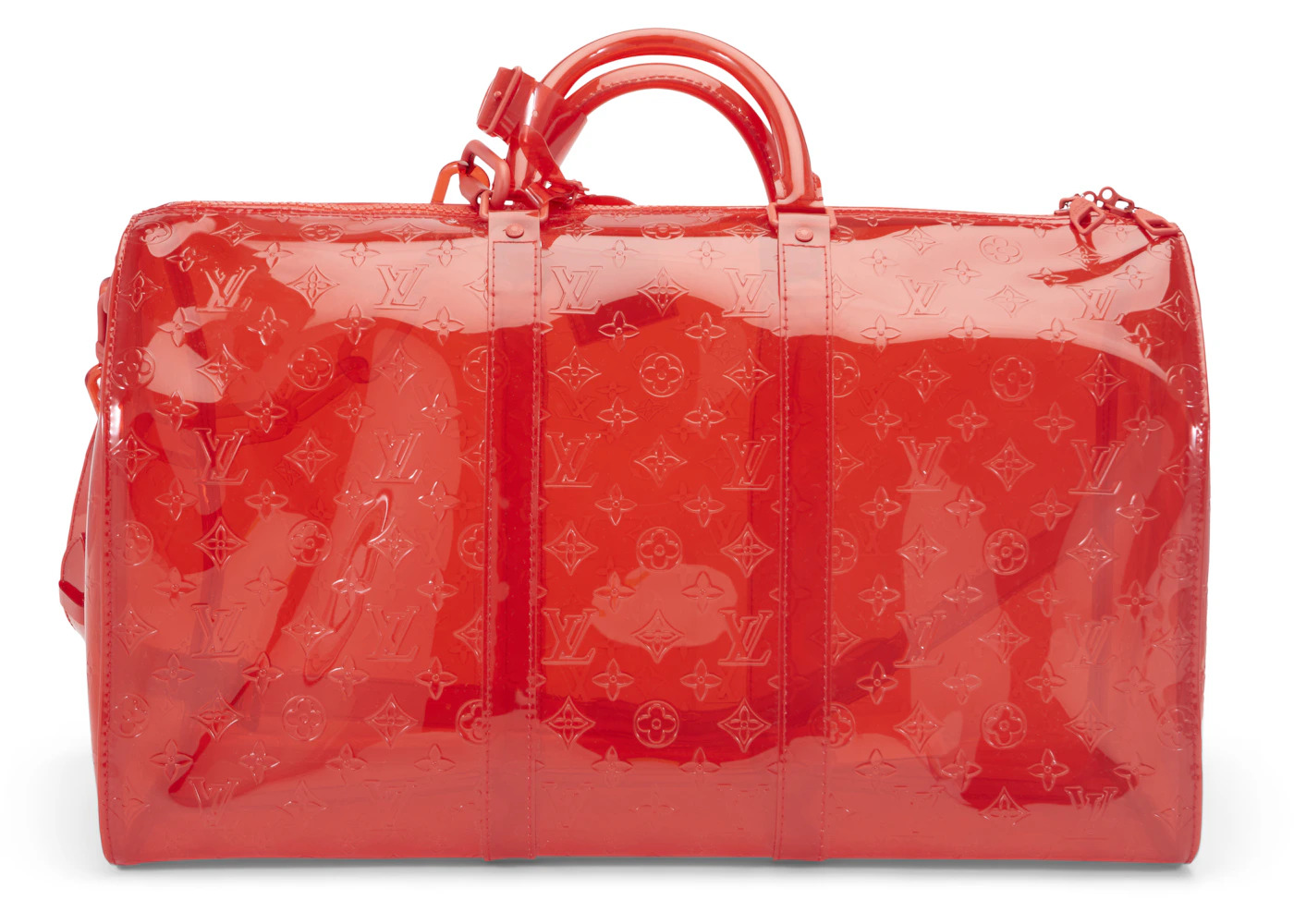 Louis Vuitton Keepall Bandouliere Monogram 50 Red - 2