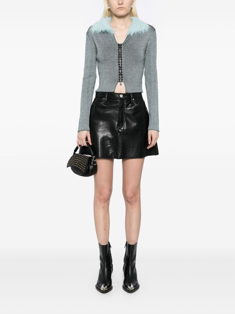 Andersson Bell lace up knit cardigan outlook