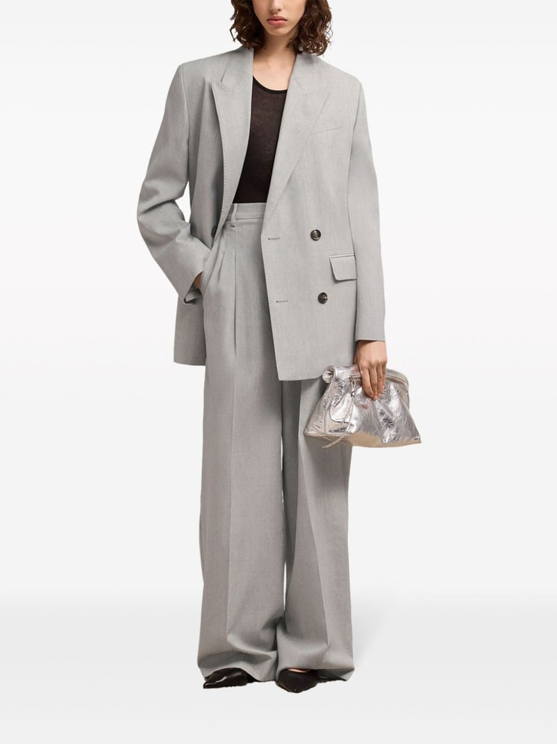 AMI Paris double-breasted virgin wool blazer outlook