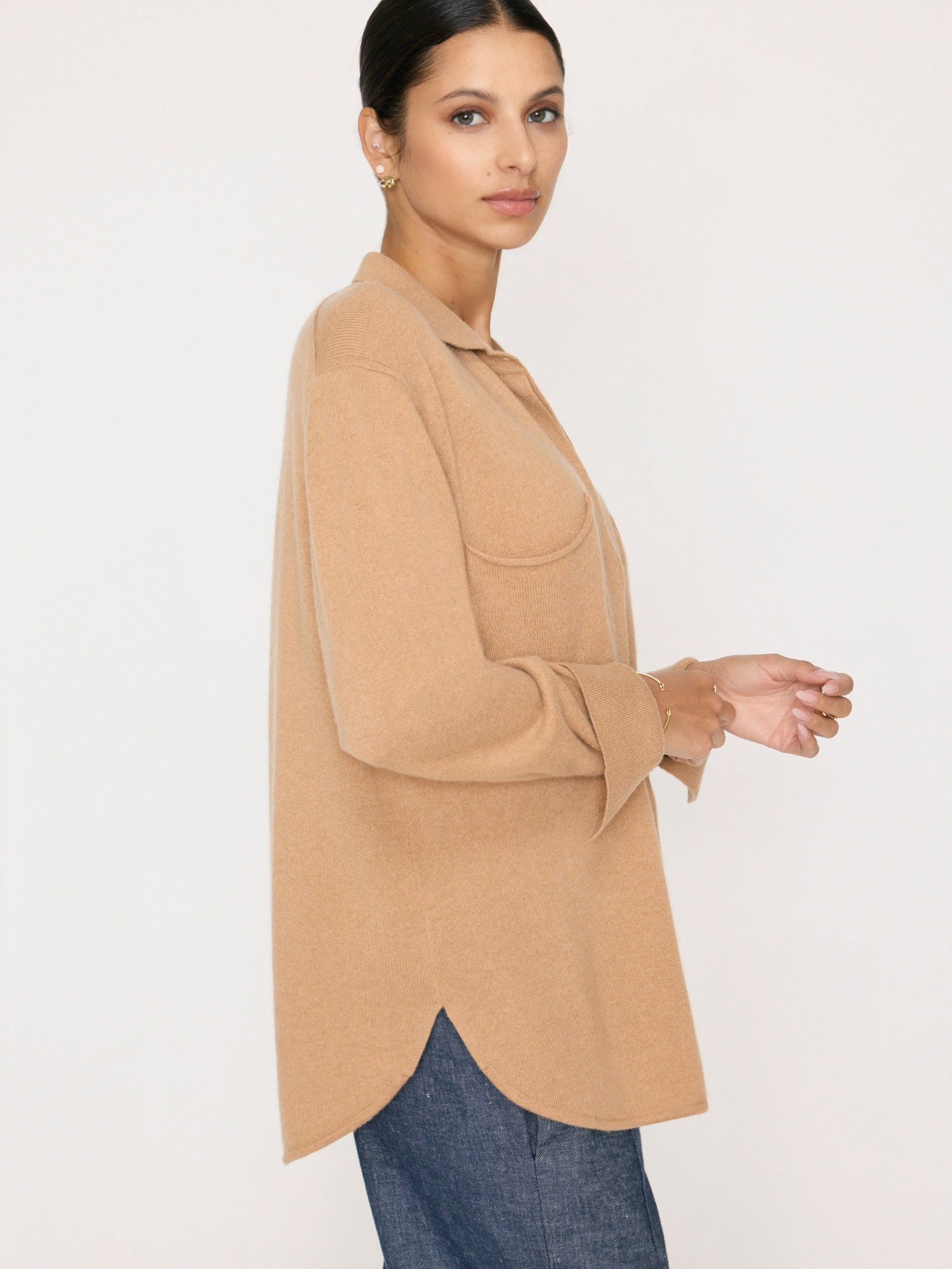 The Andre Luxe Cashmere Shacket - 3