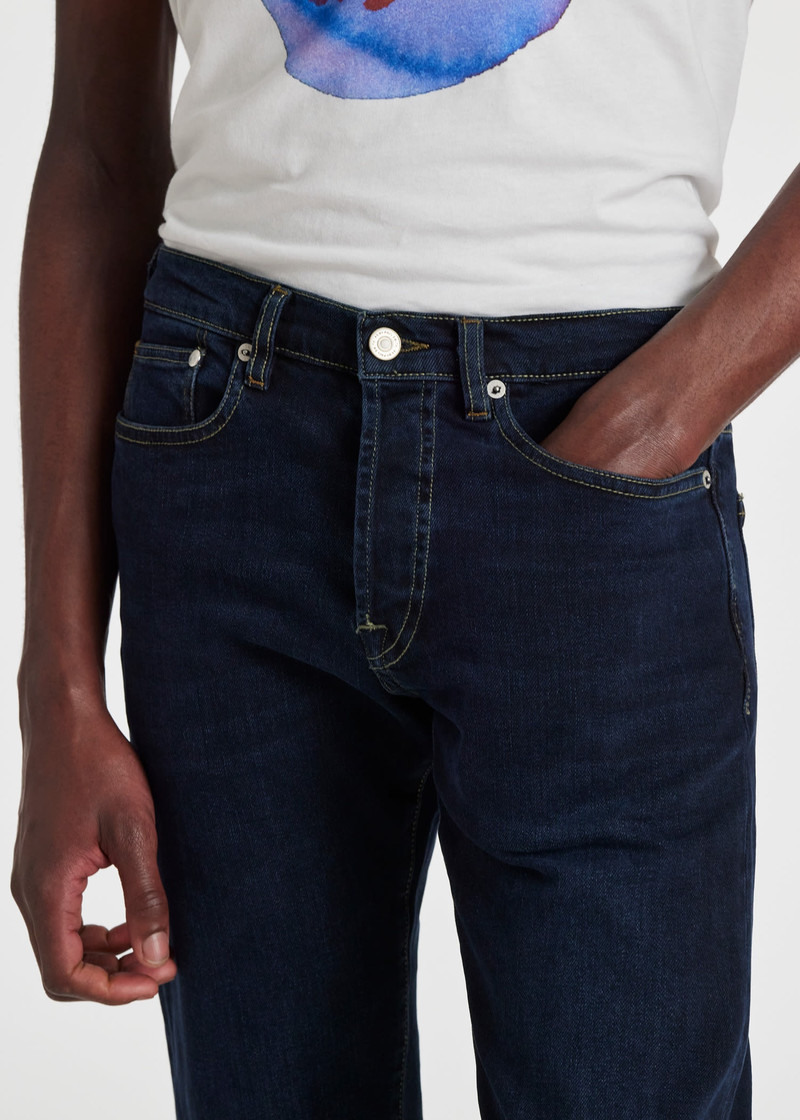 Standard-Fit Dark-Wash Jeans 6