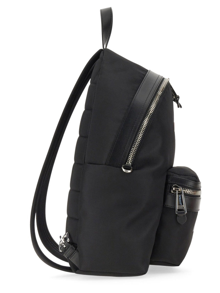 Moschino Men Large Backpack With Logo - 2