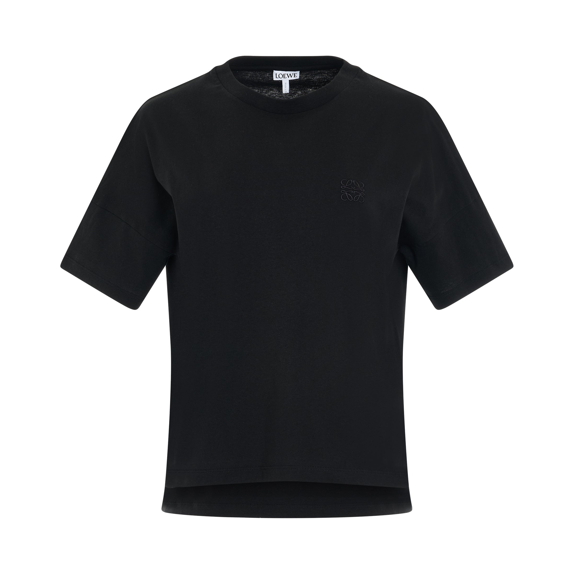 Anagram Boxy Fit T-Shirt in Black - 1