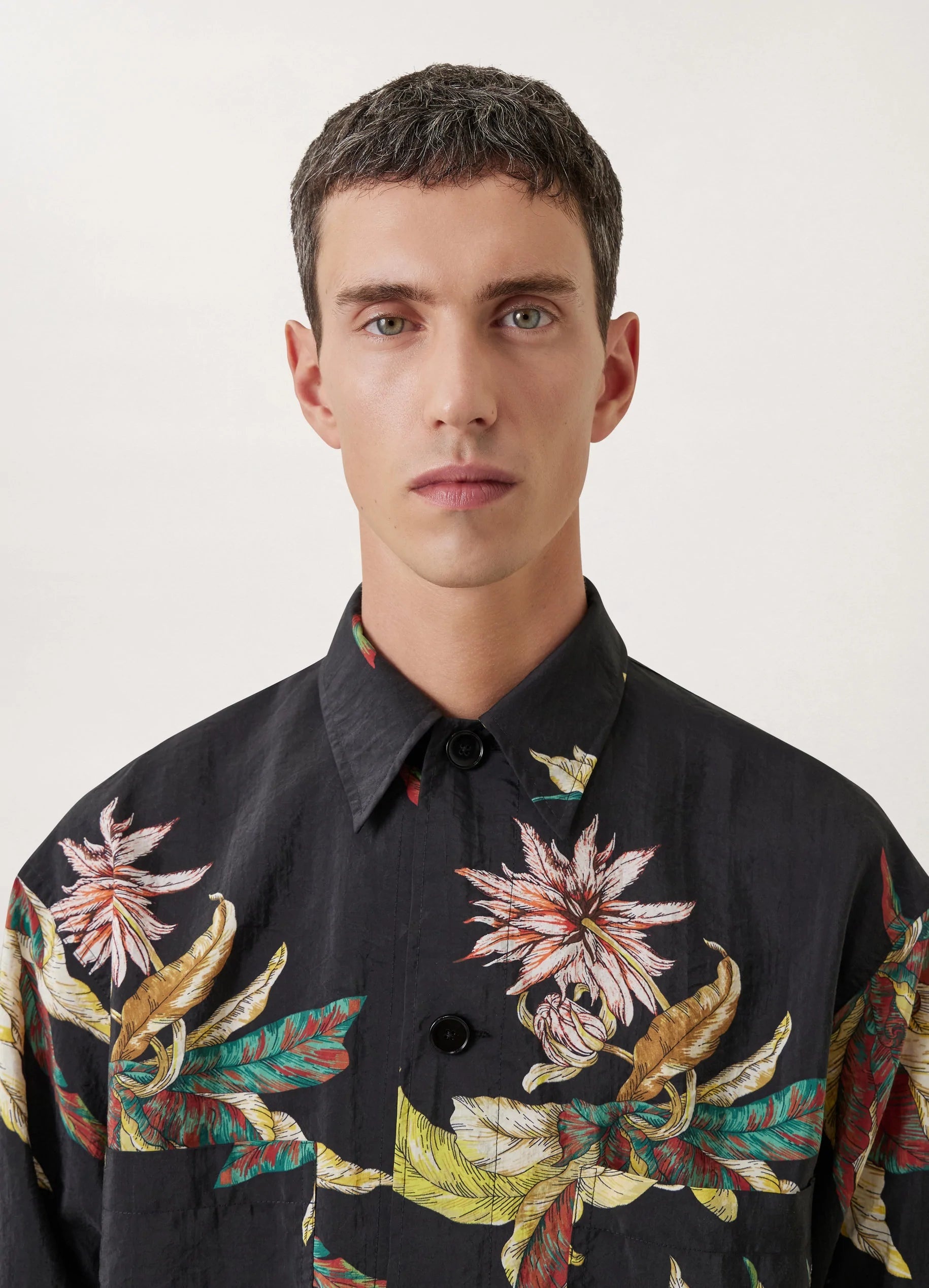 Lemaire PYJAMA SHIRT TROPICAL DRY SILK | REVERSIBLE