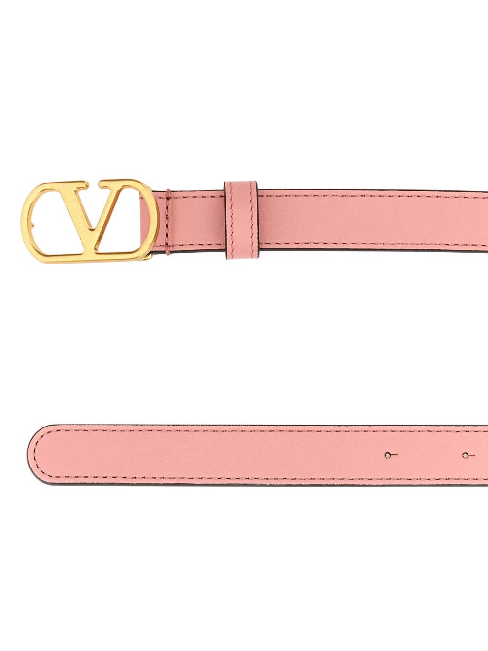 VLogo leather belt - 2