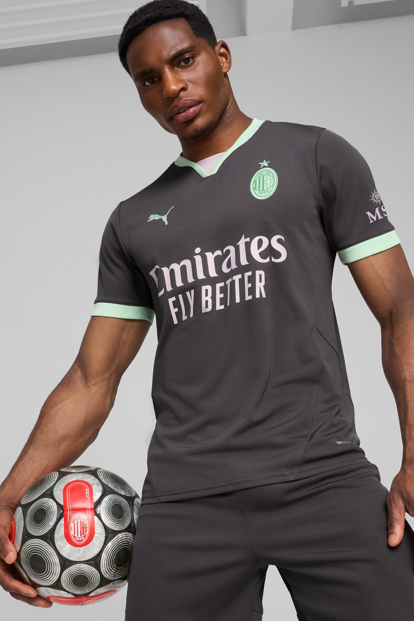 AC Milan 24/25 Men's Replica Third Soccer Jersey - 3