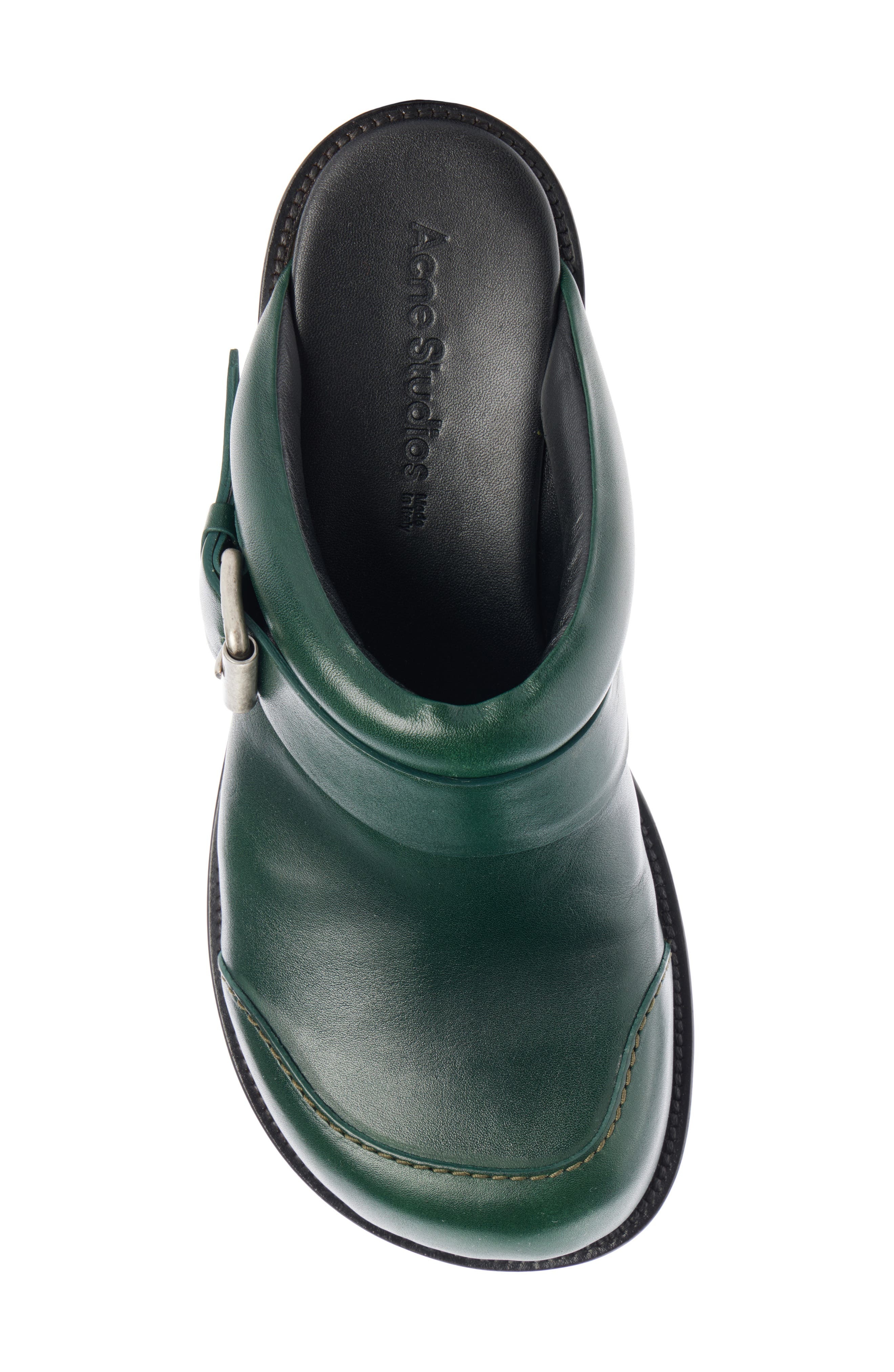 Acne Studios Beshay Clog in Olive Green at Nordstrom - 4