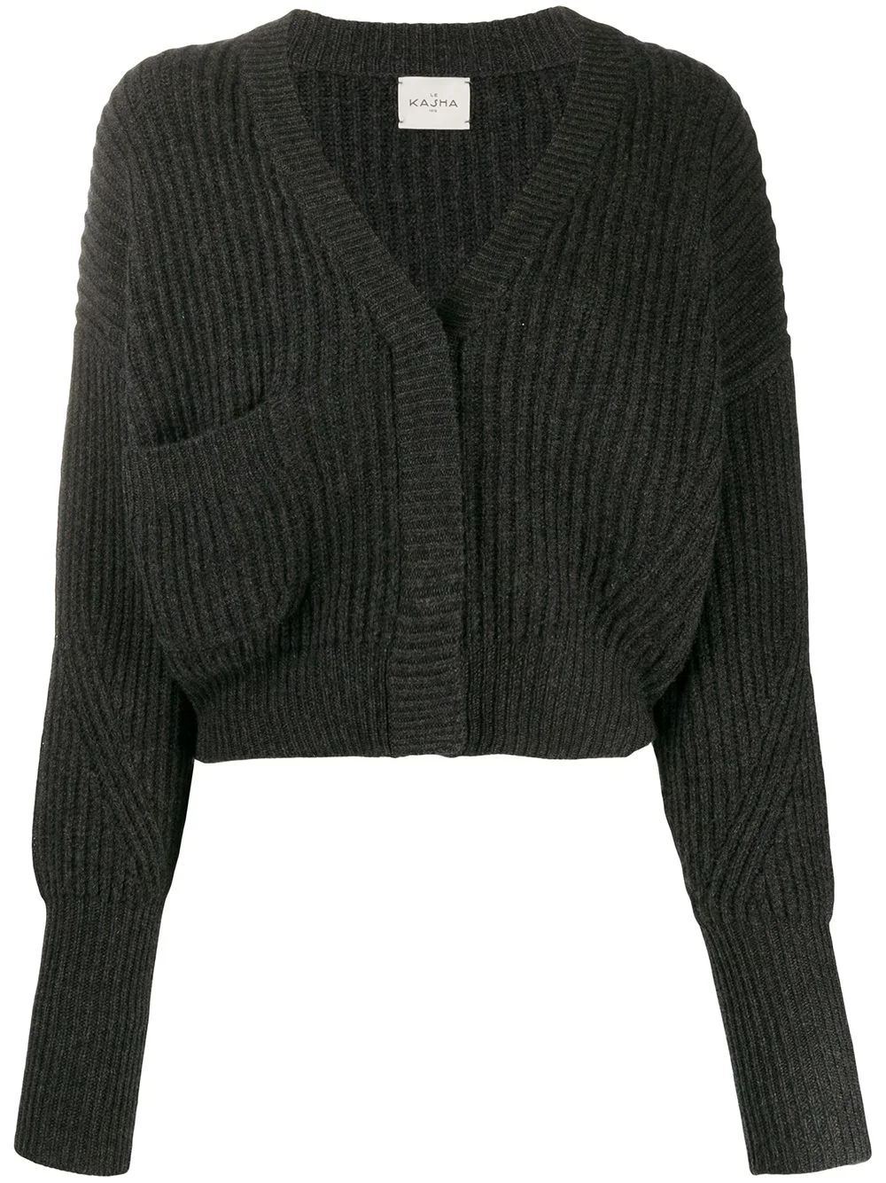 Monaco cropped cashmere cardigan - 1