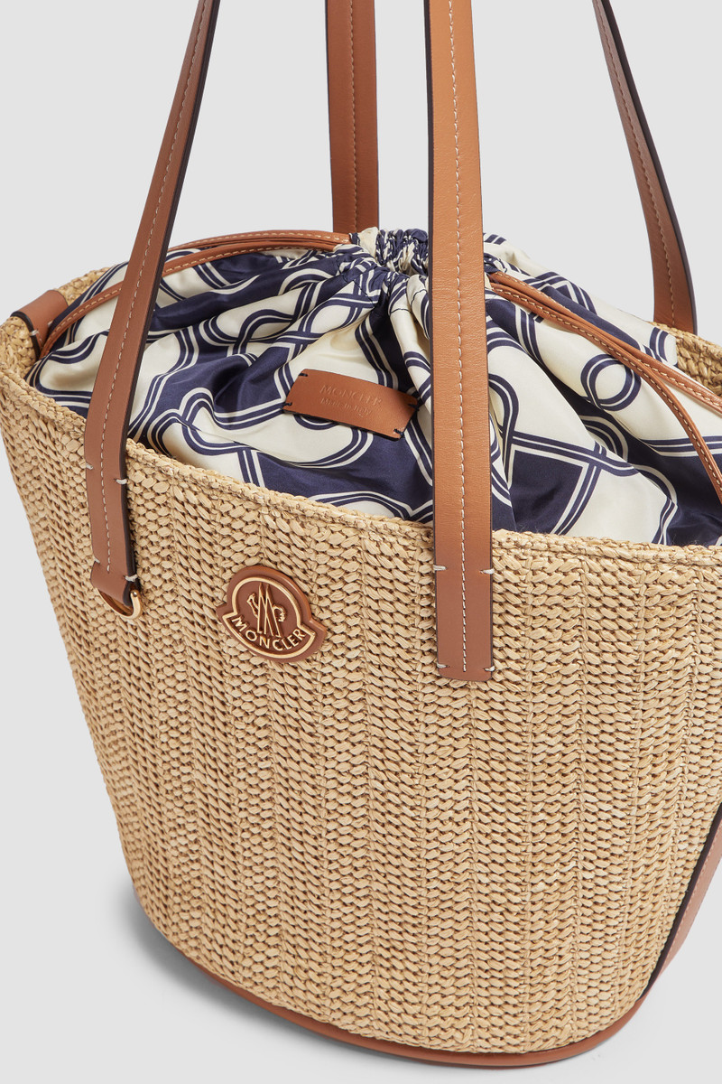 Hubba Small Raffia Tote 5