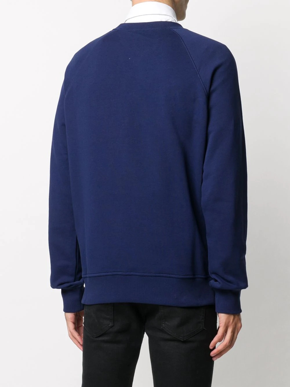 logo-debossed sweatshirt - 4