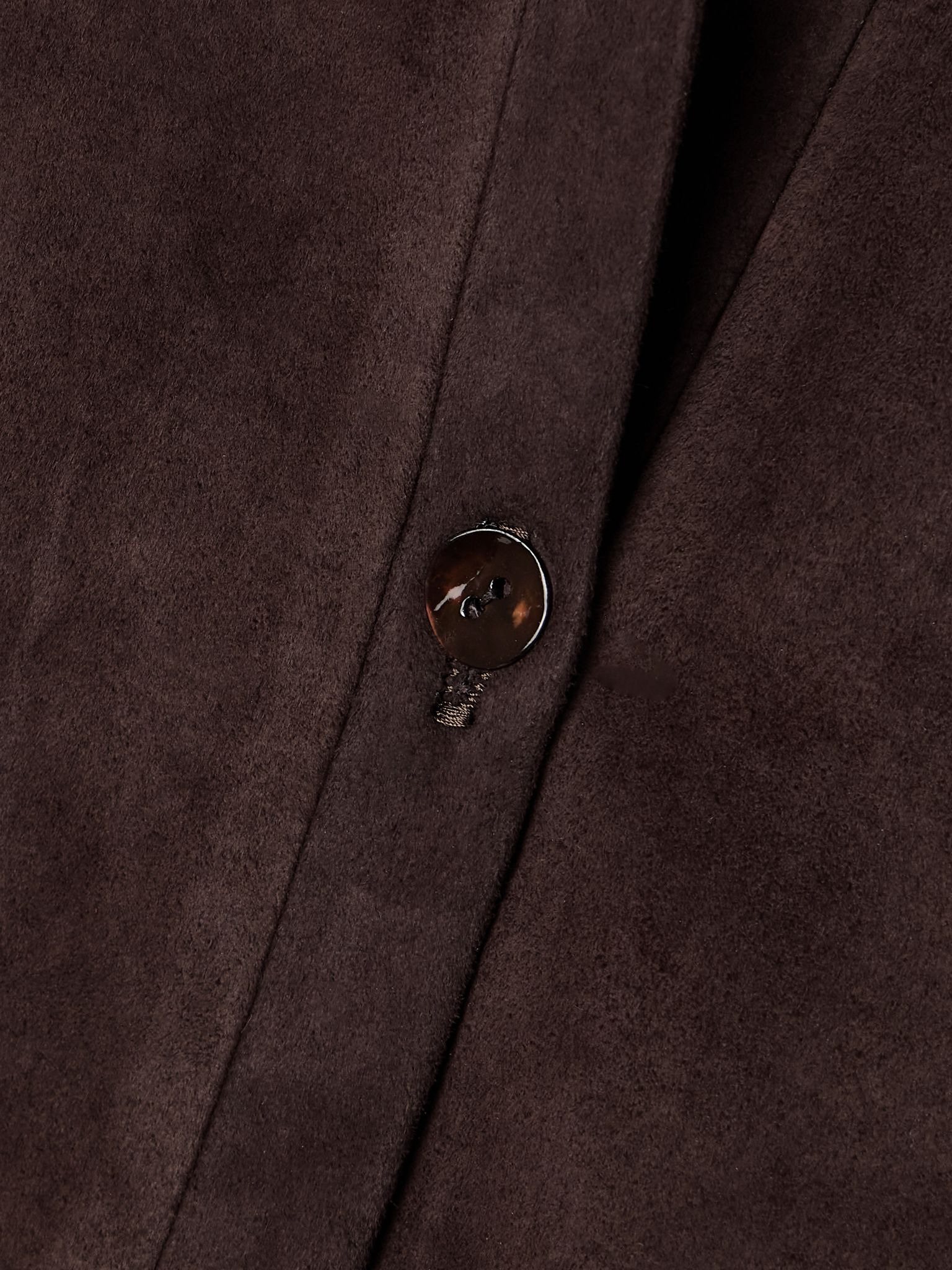 Astrid suede cardigan Brown - 4