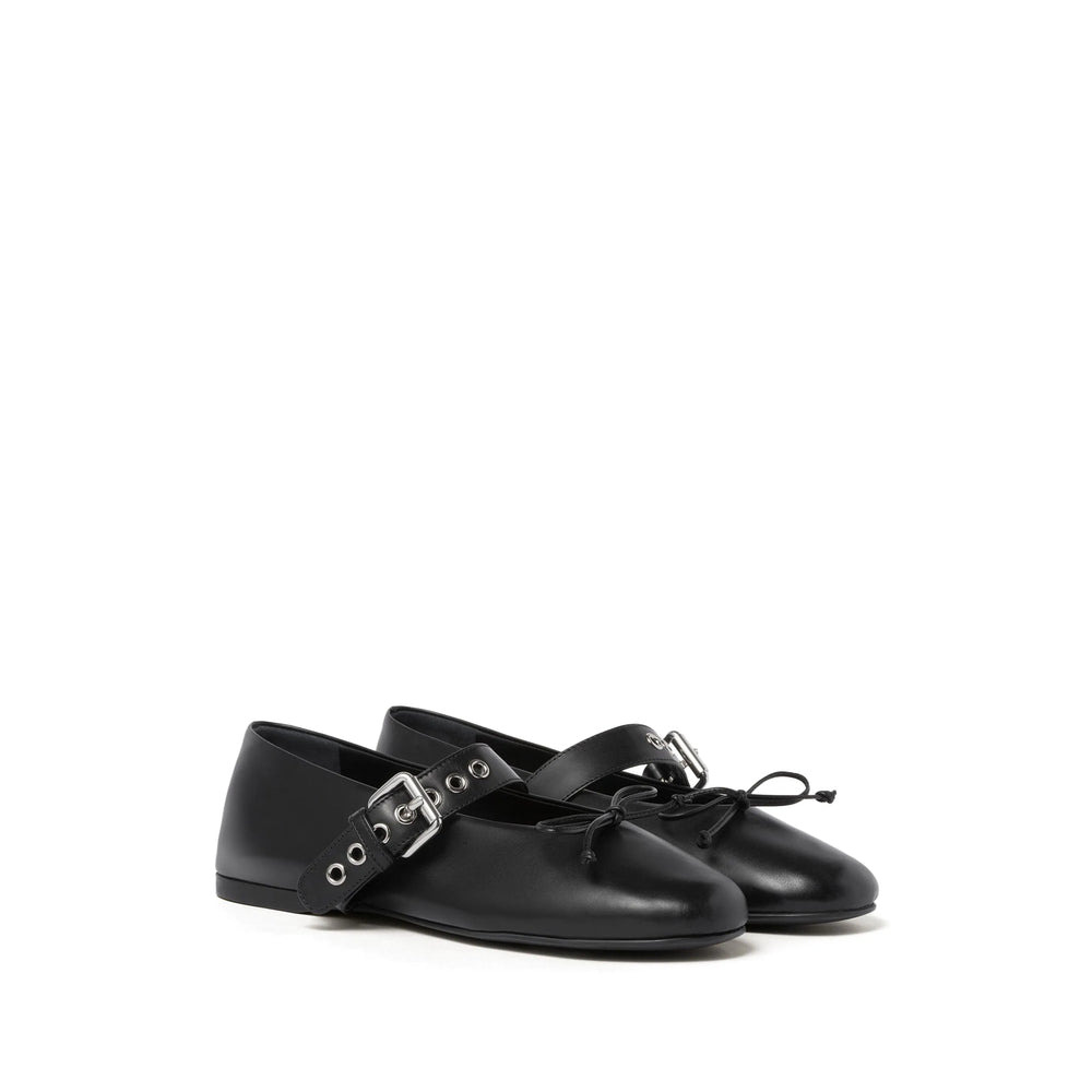 Miu Miu Black Ballet Flats Women - 4