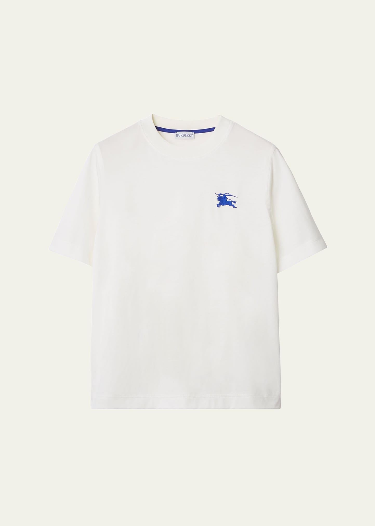 EKD Embroidered Tee, White - 1