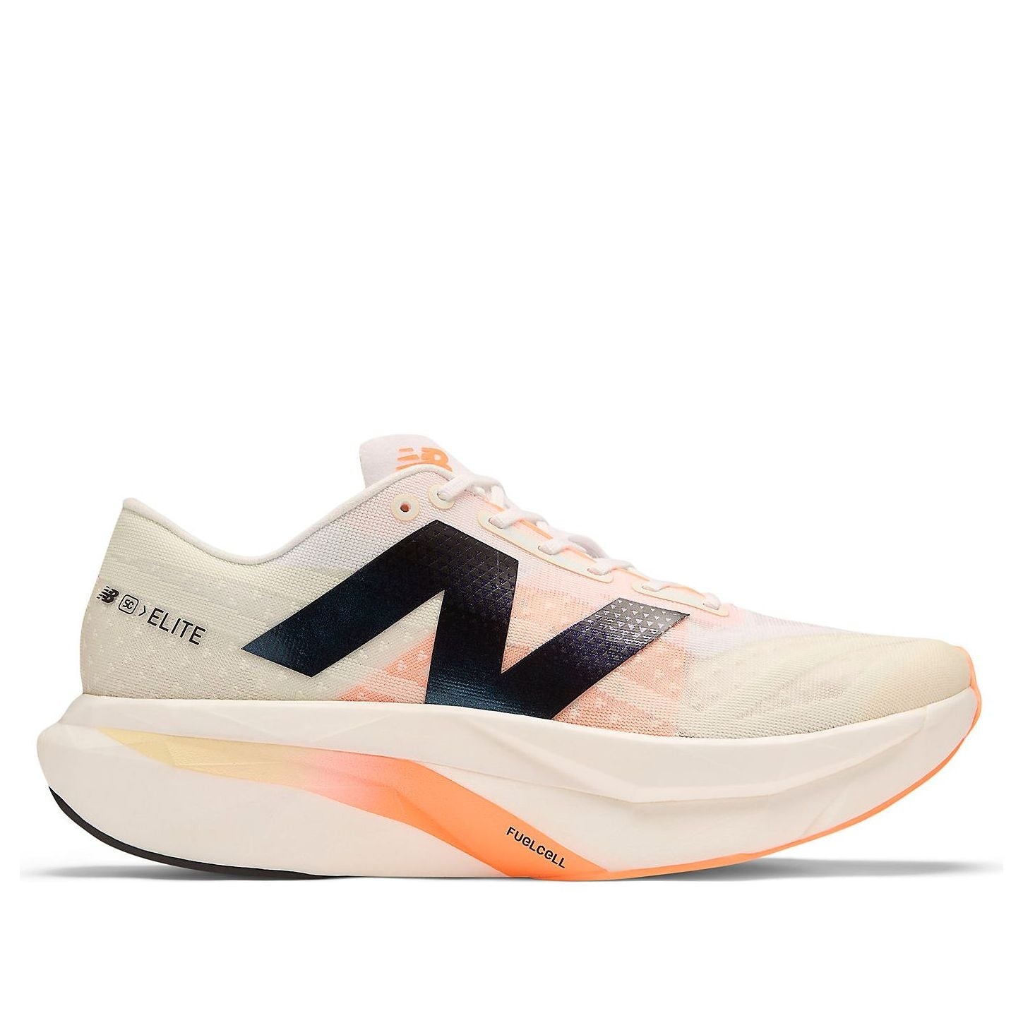 New Balance FuelCell SuperComp Elite v4 'White Angora Hot Mango' MRCELCW4 - 2