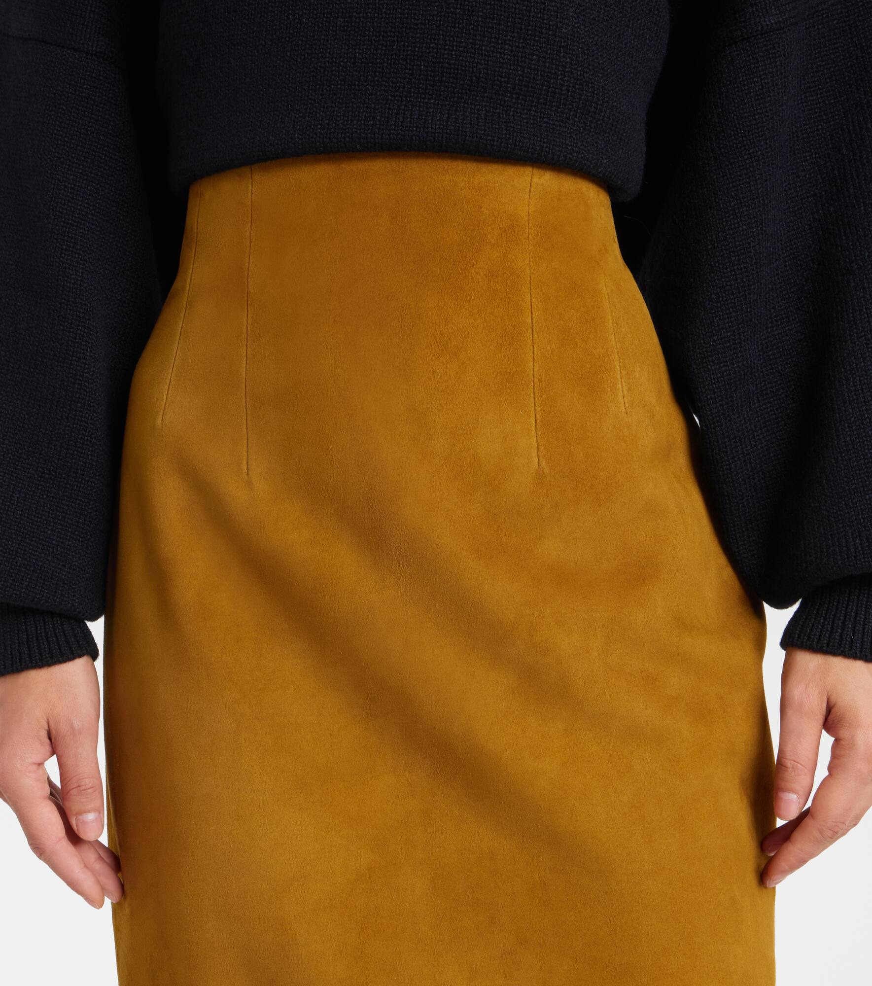 Loxley suede maxi skirt - 4