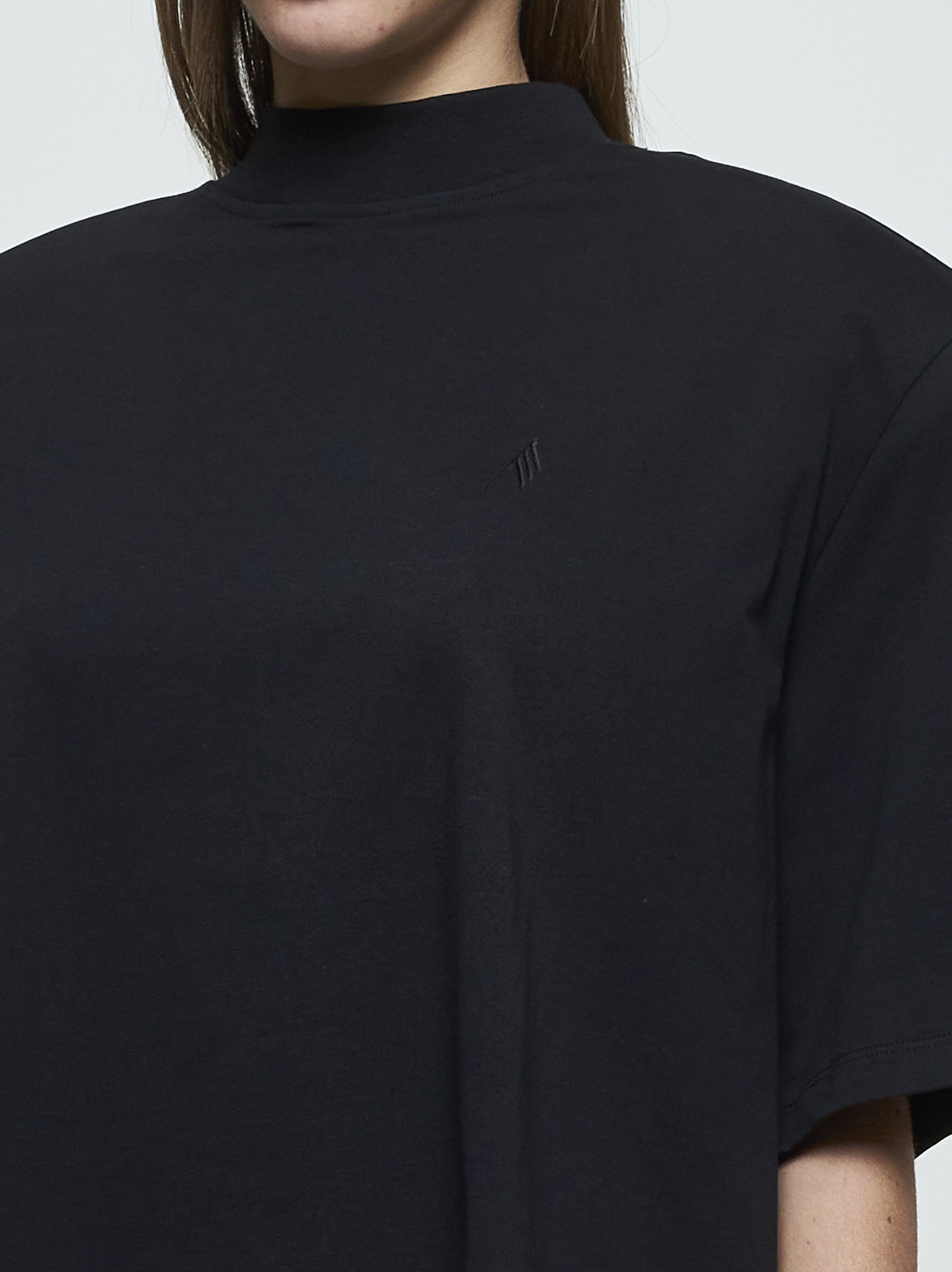 THE ATTICO Black “Kilie” oversized T-shirt
