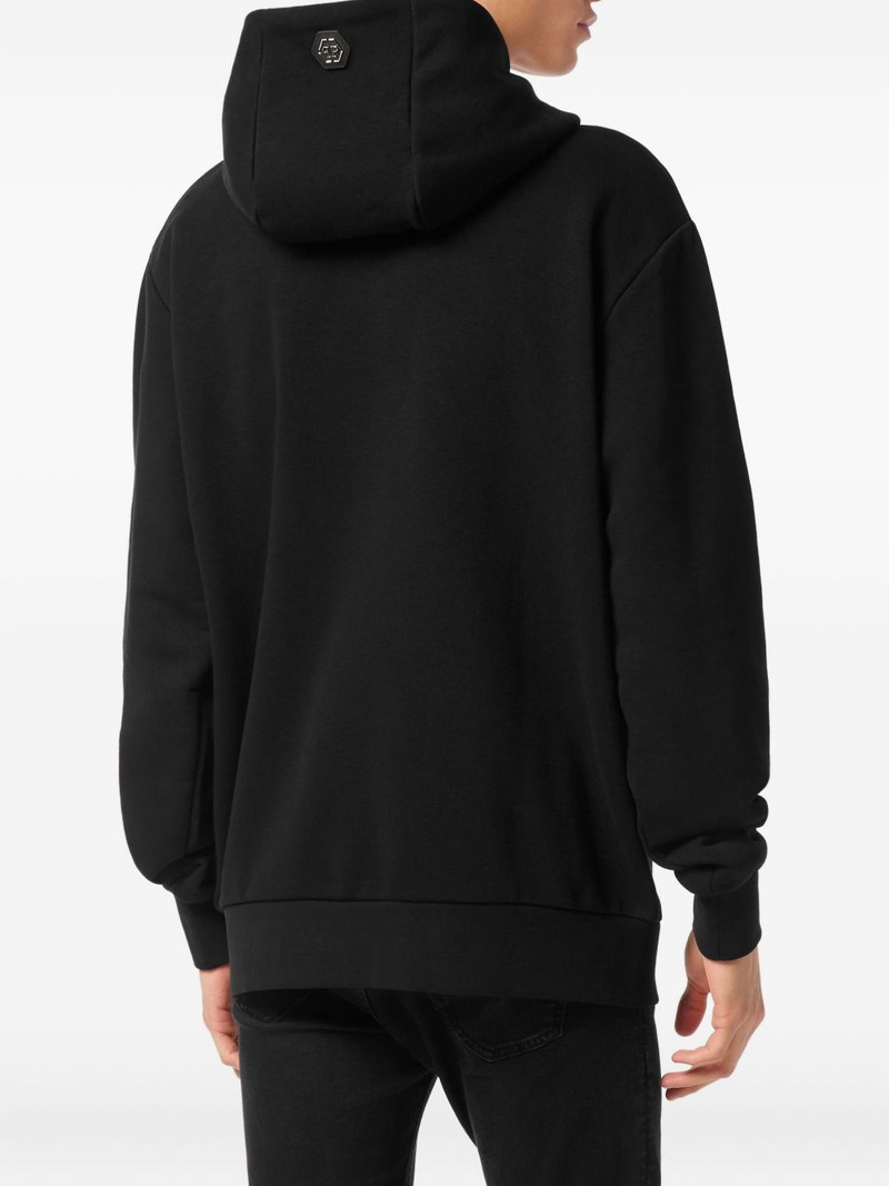 Skull-motif hoodie 4