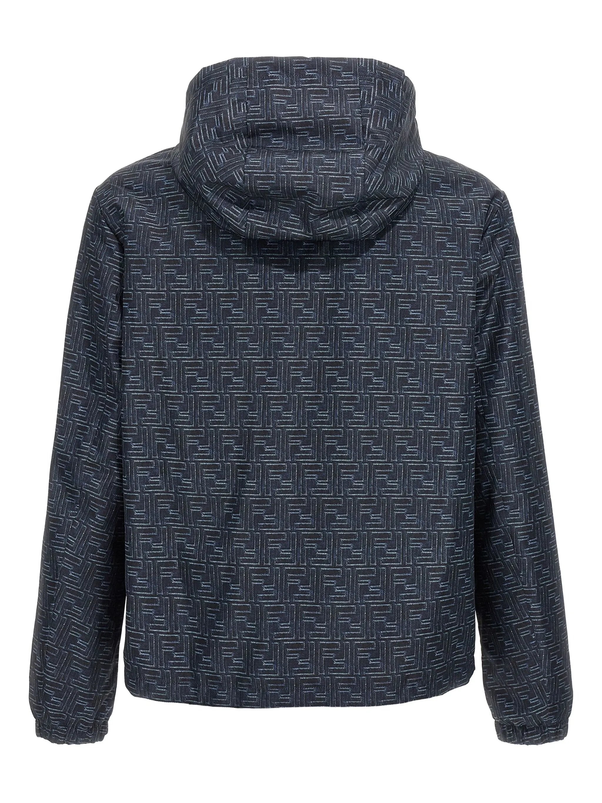Patterned Hooded Jacket - 5