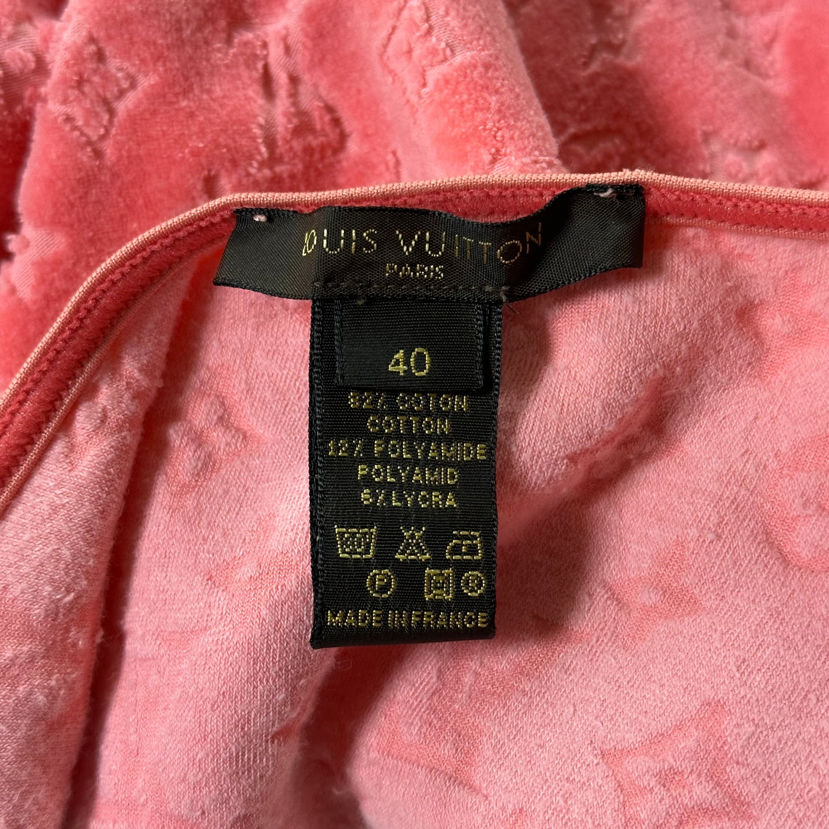 LOUIS VUITTON Terry Cloth Monogram Three-Quarter Sleeve Cardigan - 7