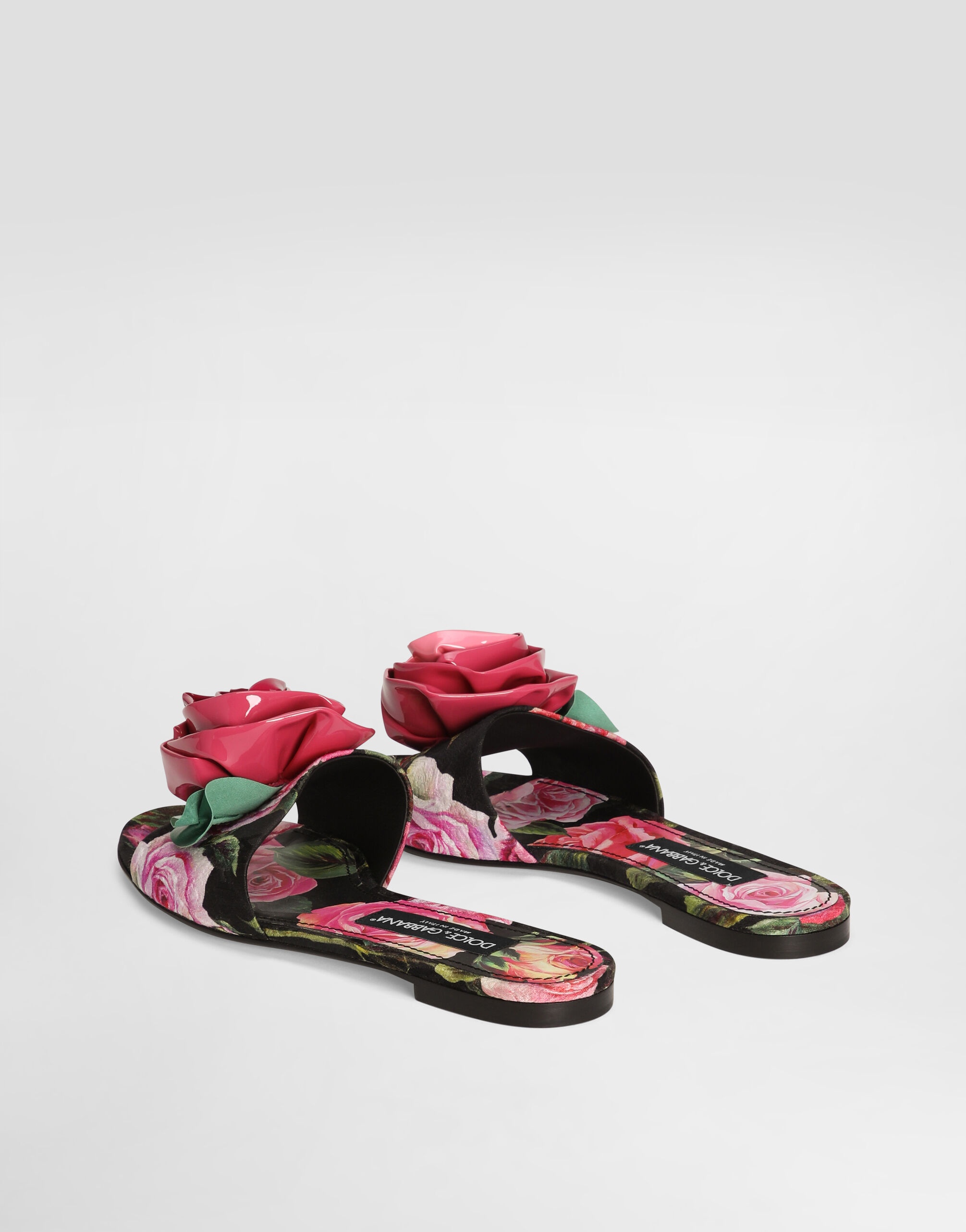 Printed brocade sliders - 3