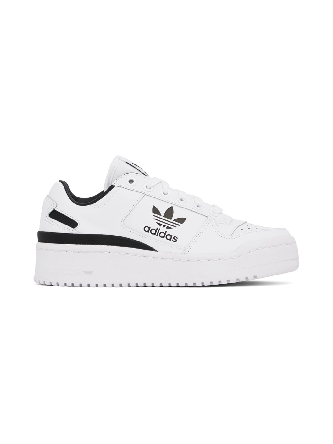 White Forum Bold Sneakers - 1